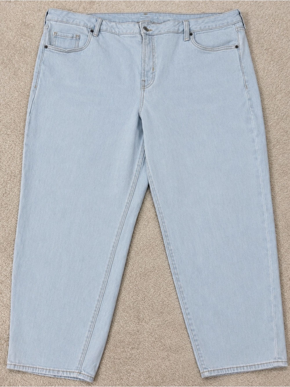Old Navy Light Wash High Rise Straight Jeans Size 22 Plus Size Y2K Casual Denim